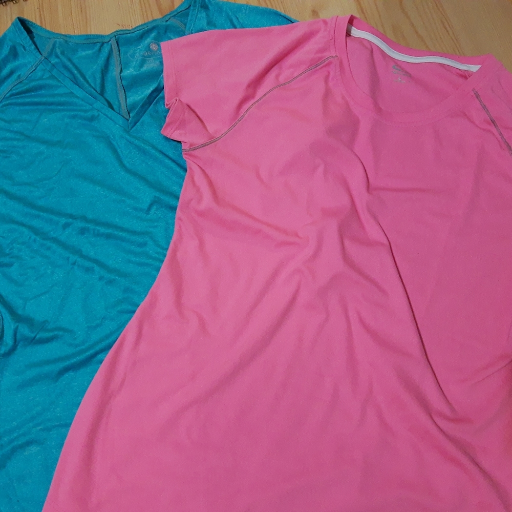 SOLD Women's large athletic tops set of 2